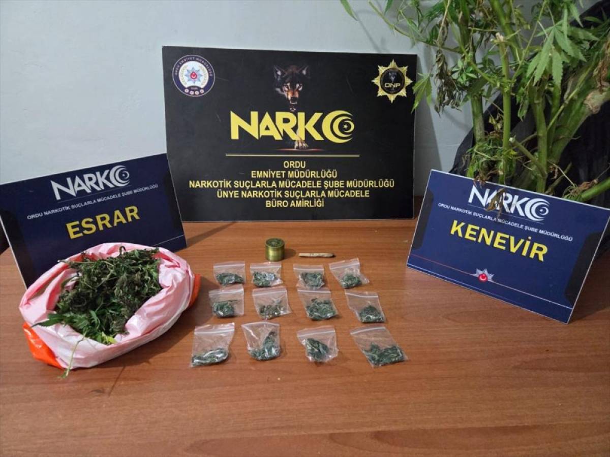 Ordu'da uyuşturucu operasyonunda gözaltına alınan 2 zanlı tutuklandı