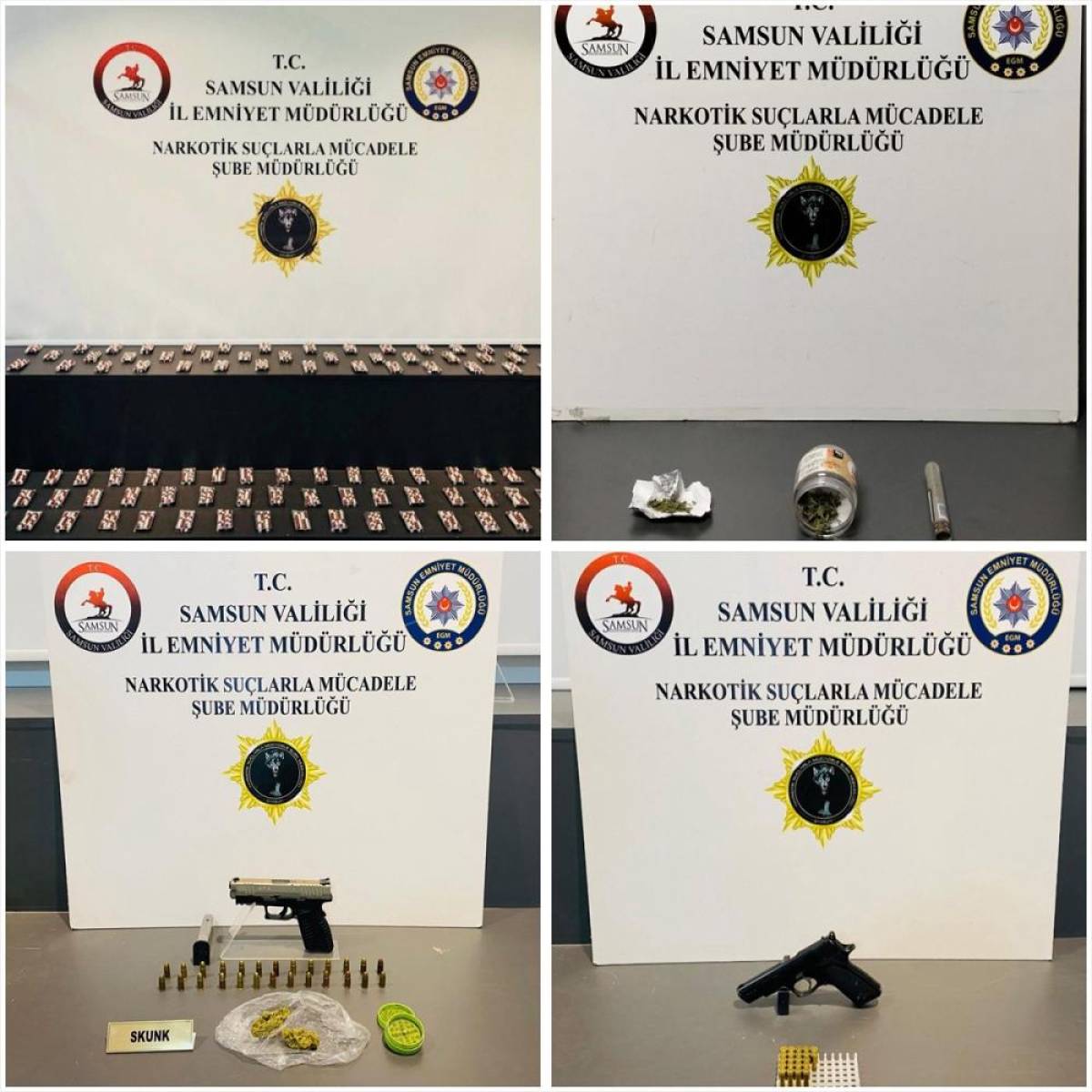 Samsun'da düzenlenen operasyonunda 5 zanlı yakalandı