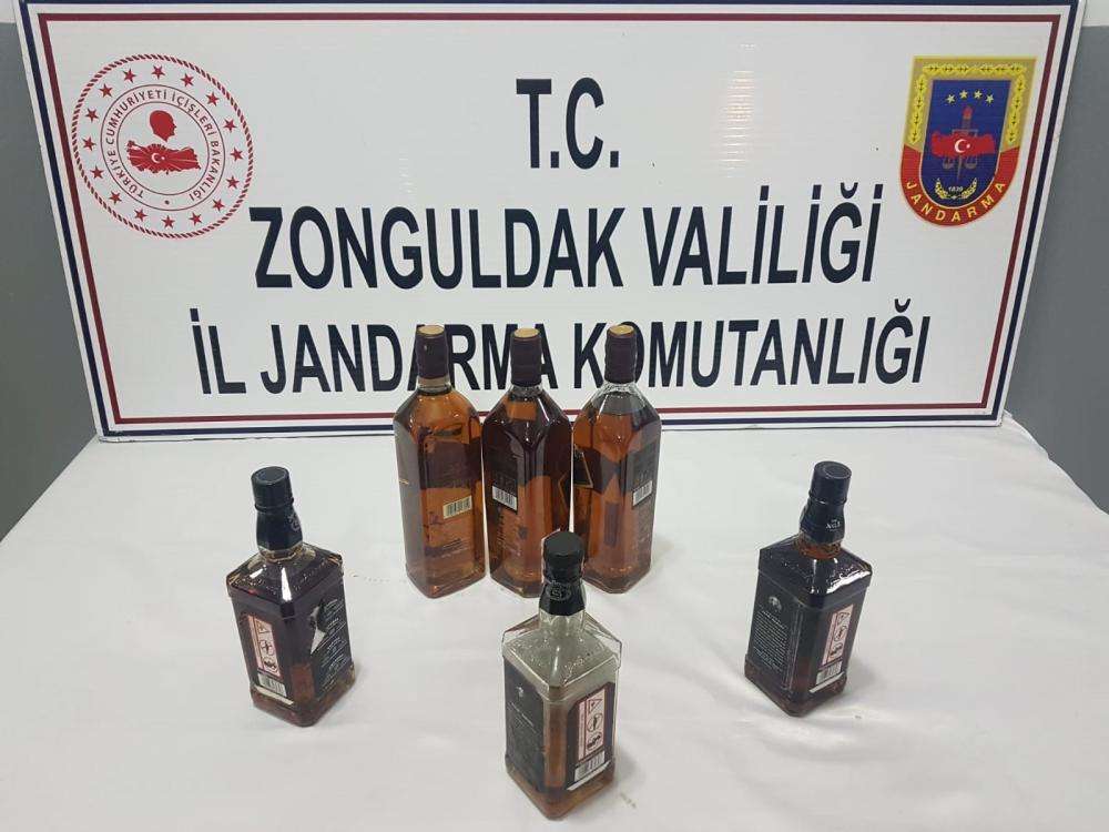 Zonguldak'ta kaçak içki operasyonu