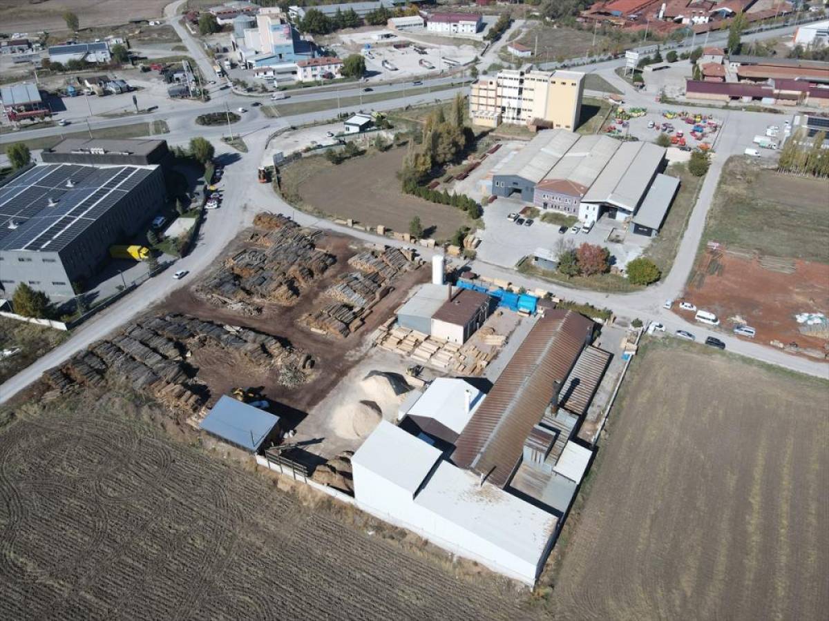 Çorum'da kadın girişimcinin kurduğu pelet fabrikası ahşap atıklarını ekonomiye kazandırıyor