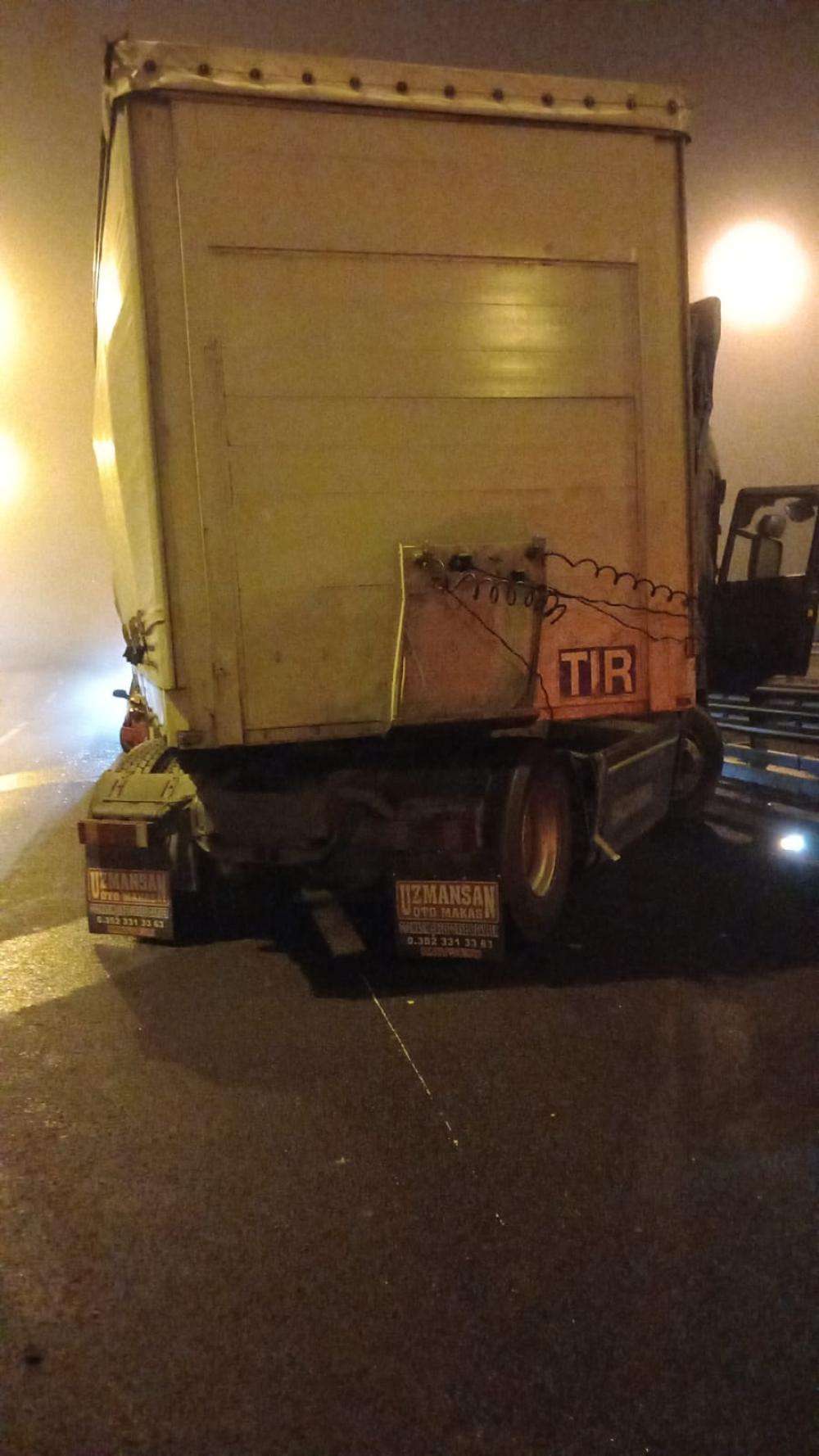 Kaza nedeniyle ulaşıma kapanan otoyol ulaşıma açıldı