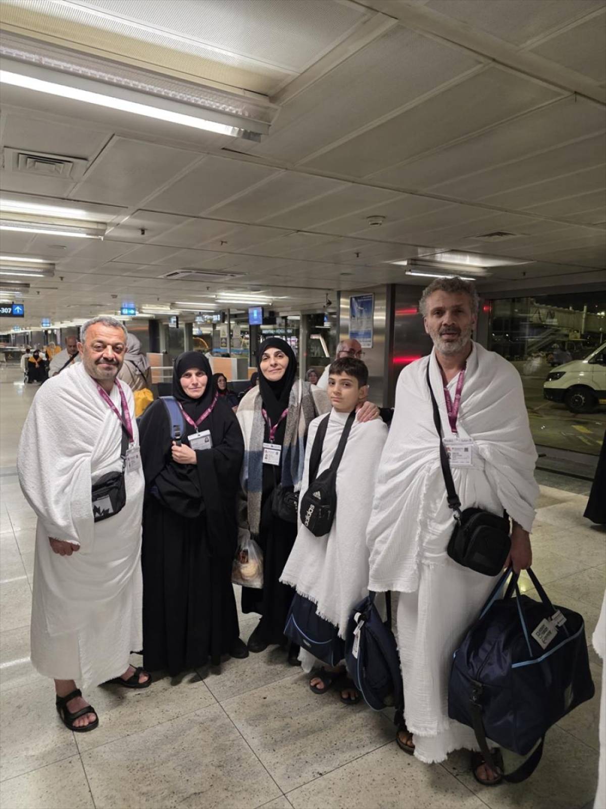 Trabzon'da şehit yakınları ve gaziler umreye uğurlandı