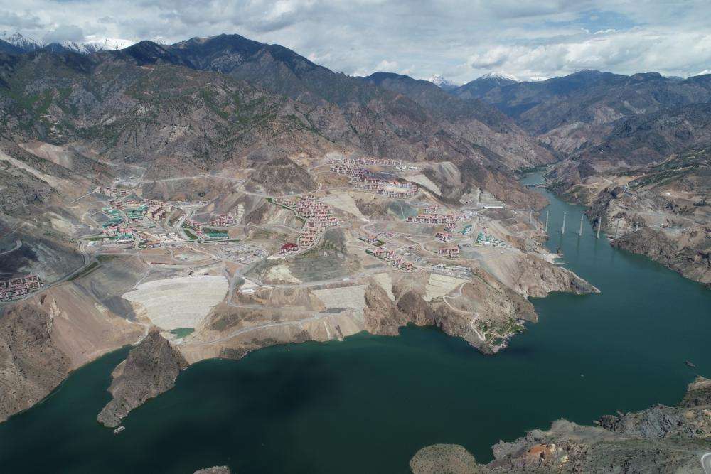 Yusufeli Barajı ve HES'te su yüksekliği 134 metreyi aştı