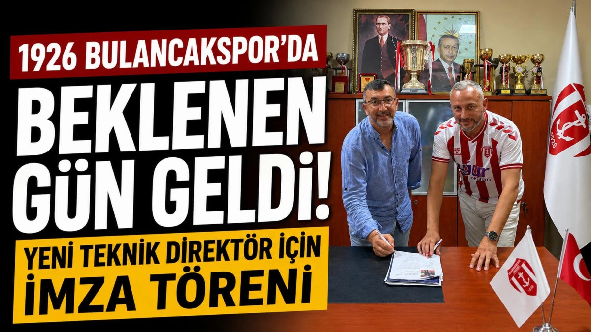 1926 Bulancakspor&rsquo;da Beklenen G&uuml;n Geldi! Yeni Teknik Direkt&ouml;r İ&ccedil;in İmza T&ouml;reni