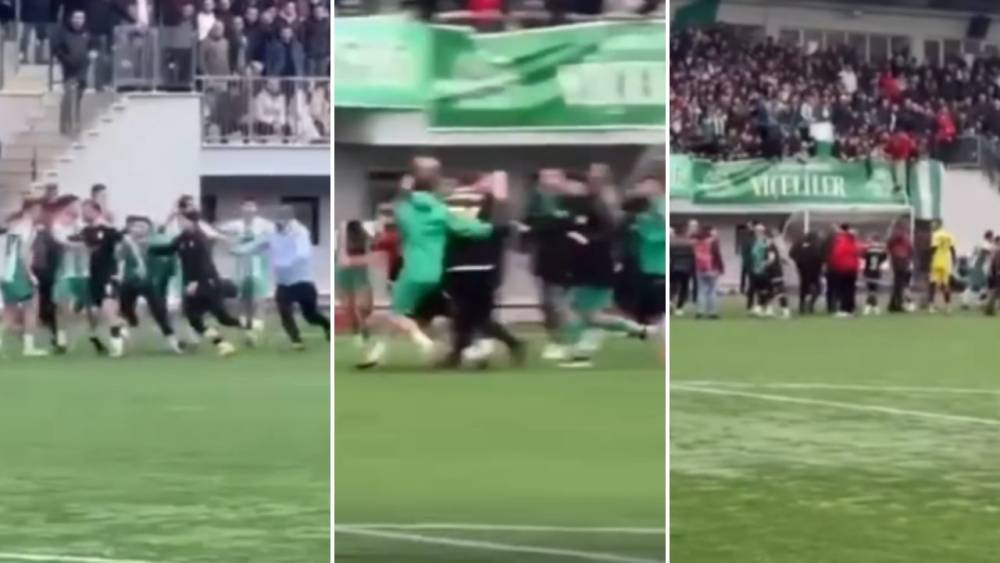 Rize S&uuml;per Amat&ouml;r Lig&rsquo;de gergin ma&ccedil;: 3 kırmızı kart &ccedil;ıktı