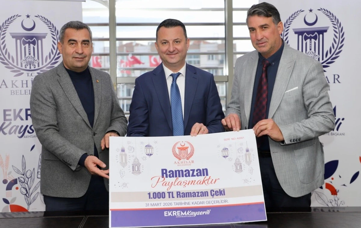 Akhisar Belediye Ve TSO Ramazanda Vatandaşlara Gıda Desteği Verecek