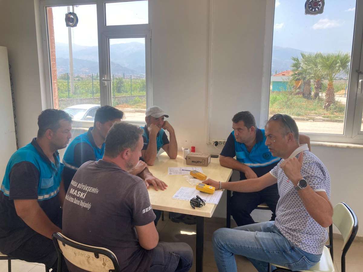 Atıksu Arıtma Tesisi Personellerine ‘Temiz Hava Solunum Eğitimi’ Verildi