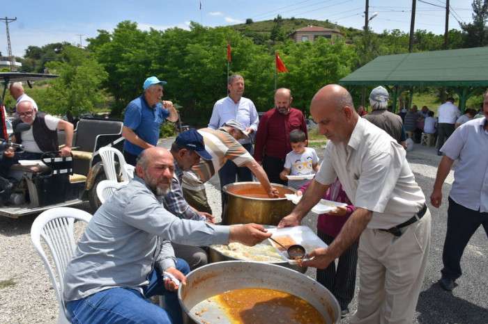 Boyabat'ta şükür ve bereket duası yapıldı