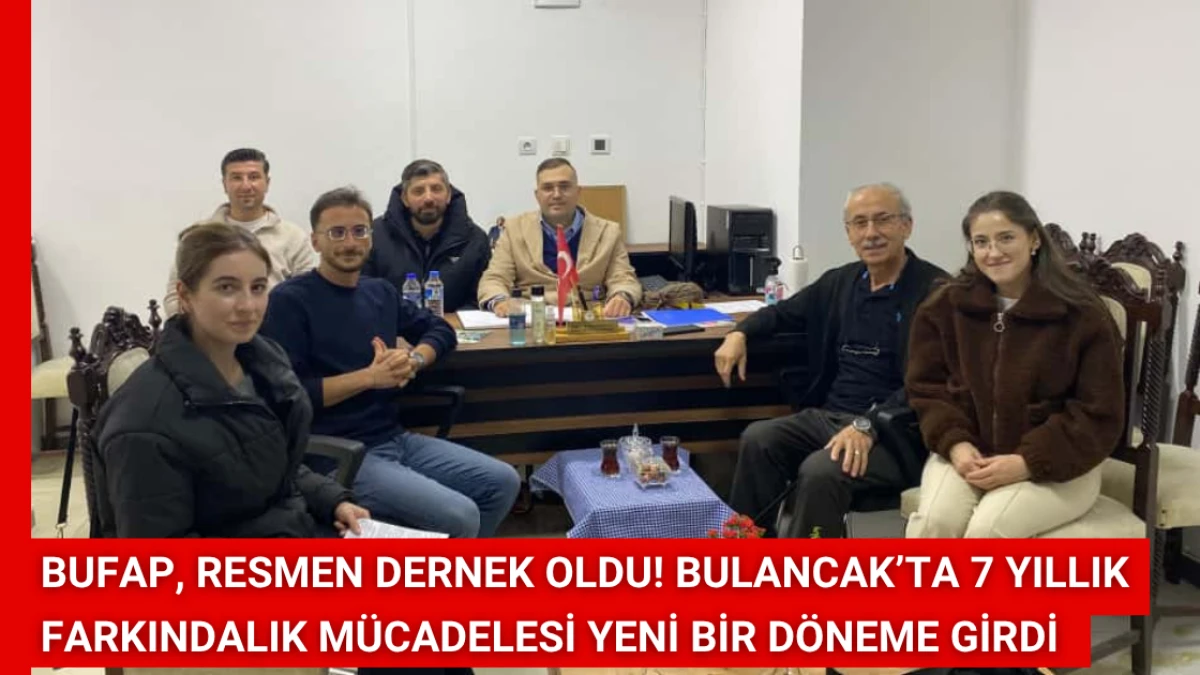 BUFAP, Resmen Dernek Oldu! Bulancak’ta 7 Yıllık Farkındalık Mücadelesi Yeni Bir Döneme Girdi