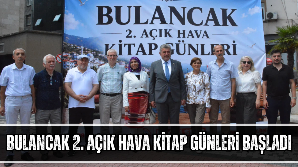 Bulancak 2. A&ccedil;ık Hava Kitap g&uuml;nleri başladı