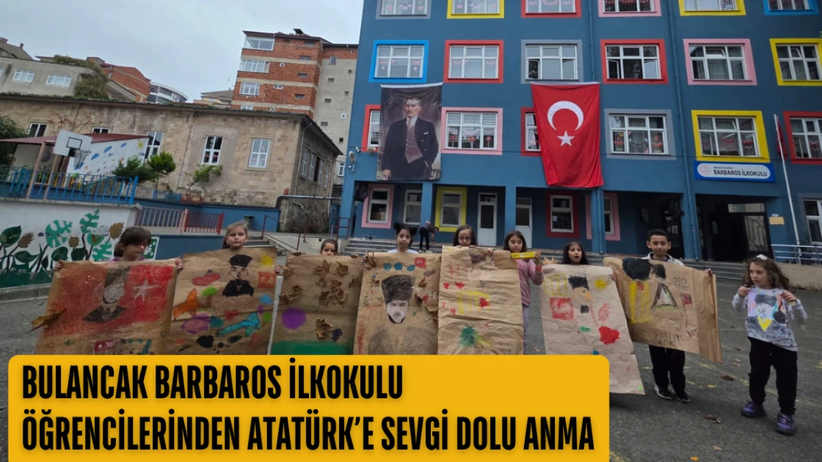 Bulancak Barbaros İlkokulu Öğrencilerinden Atatürk’e Sevgi Dolu Anma