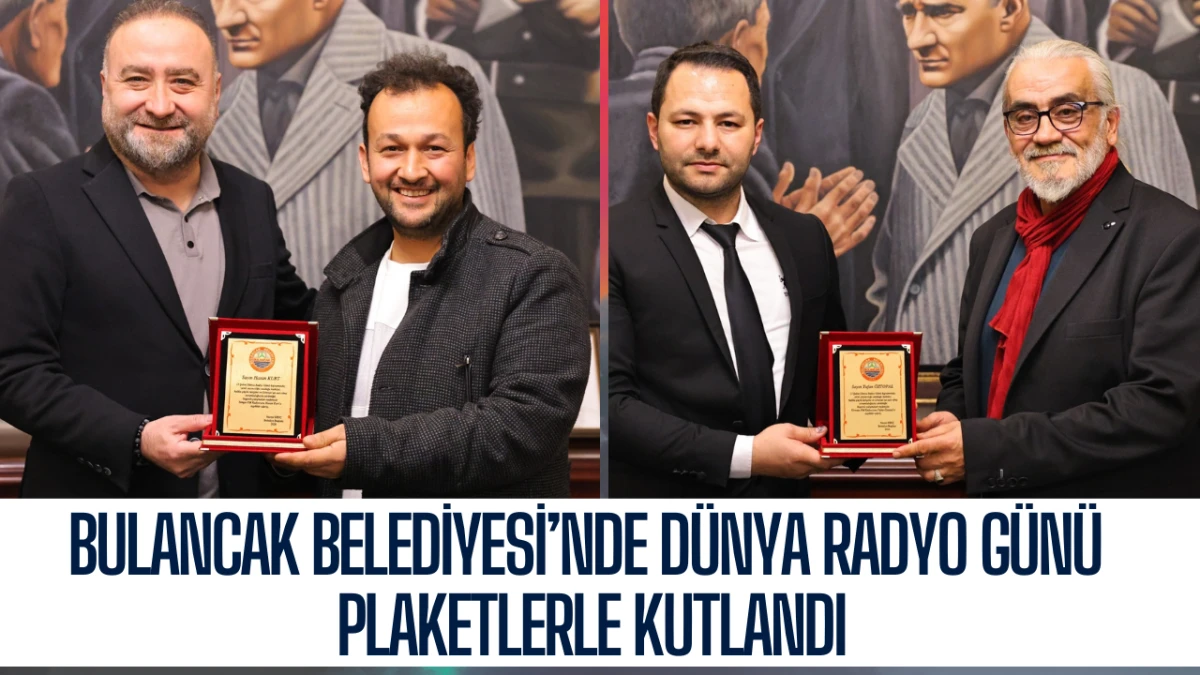 Bulancak Belediyesi&rsquo;nde D&uuml;nya Radyo G&uuml;n&uuml; Plaketlerle Kutlandı
