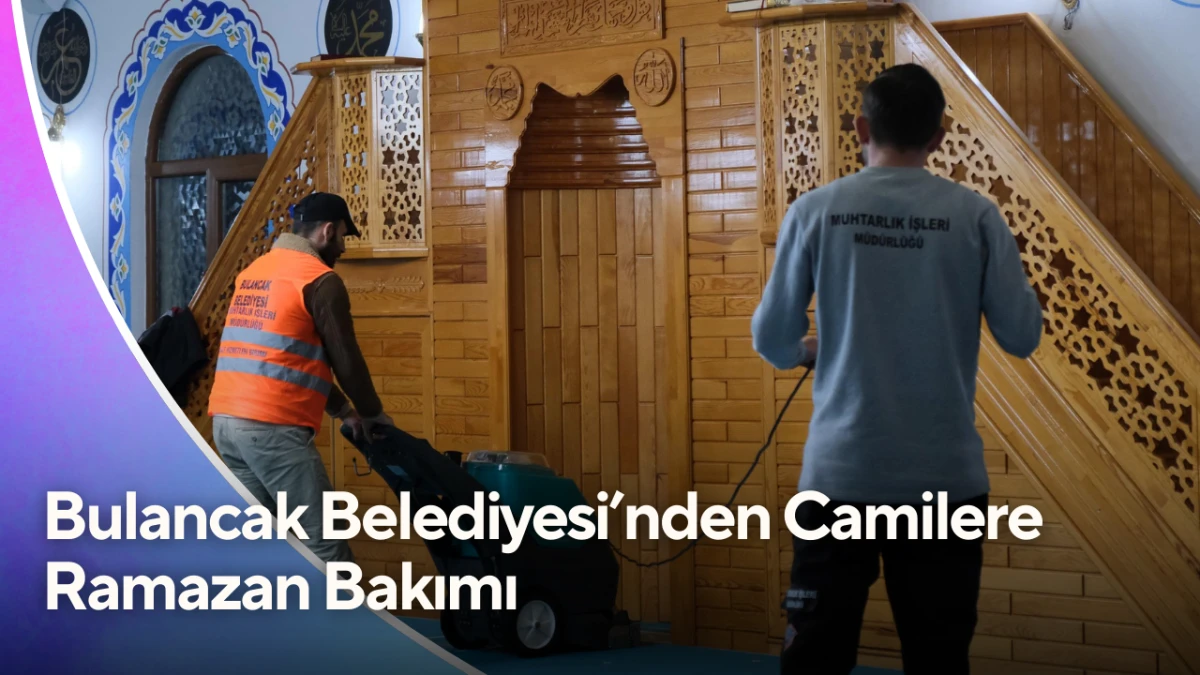 Bulancak Belediyesi&rsquo;nden Camilere Ramazan Bakımı