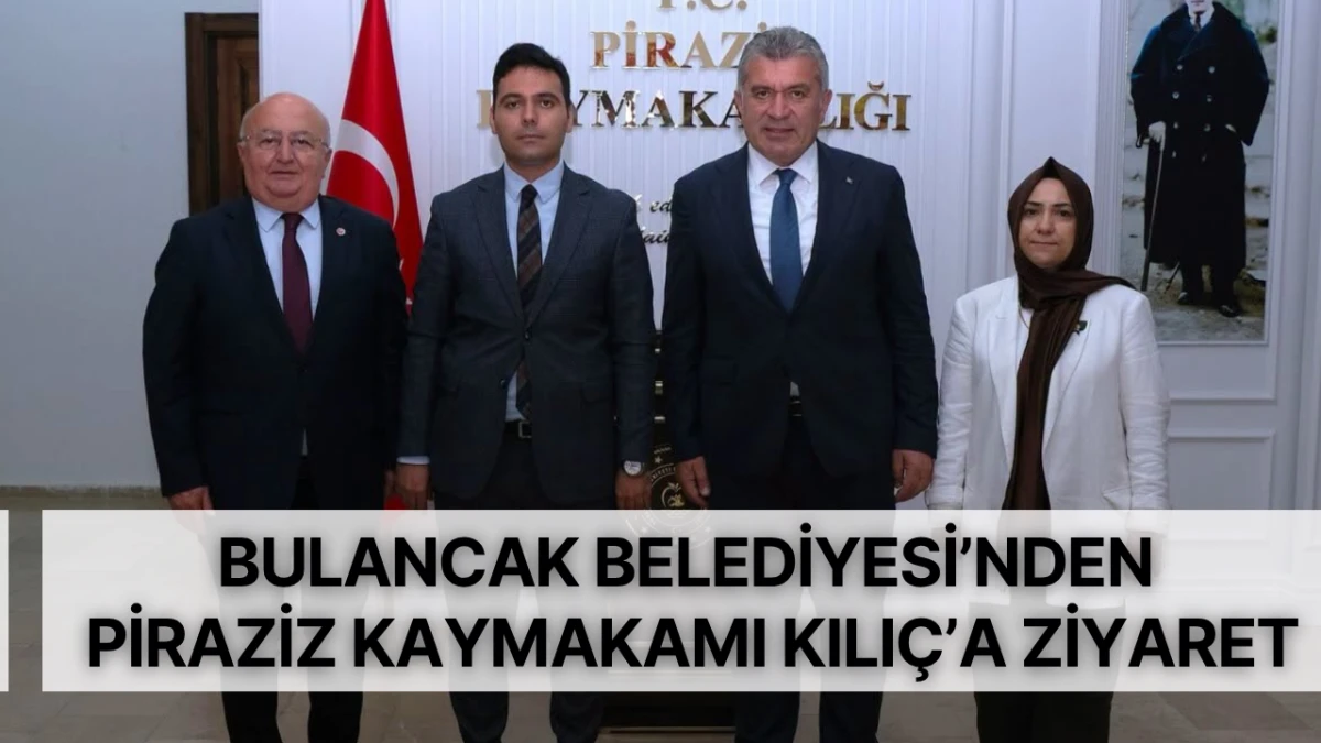 Bulancak Belediyesi&rsquo;nden Piraziz Kaymakamı Kılı&ccedil;&rsquo;a Ziyaret