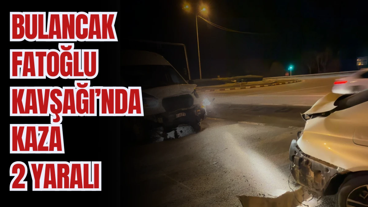 Bulancak Fatoğlu Kavşağı&rsquo;nda Kaza: 2 Yaralı