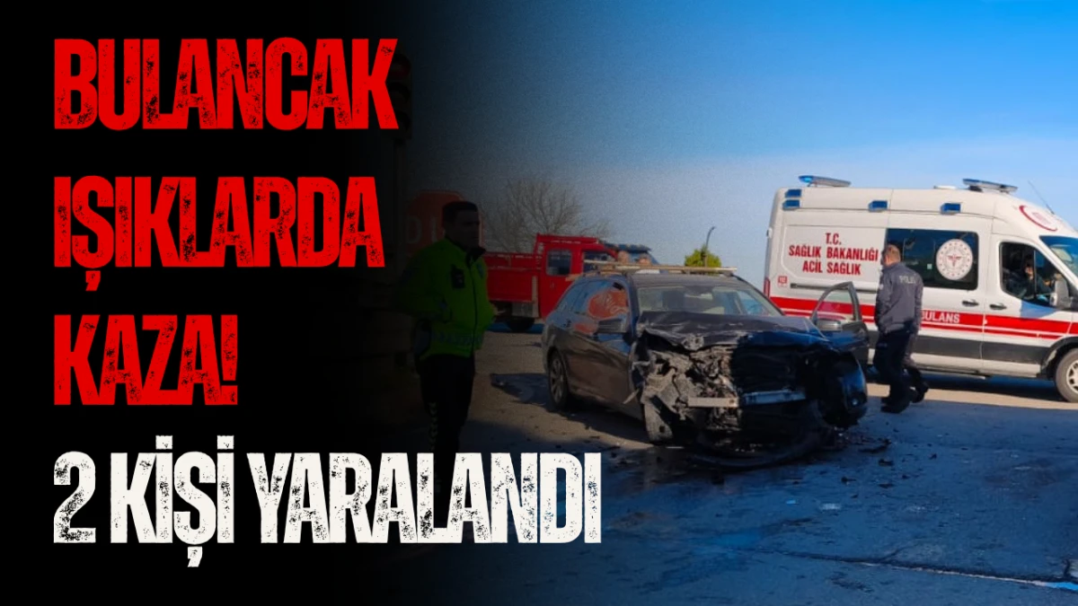 Bulancak Işıklarda Kaza! 2 kişi yaralandı