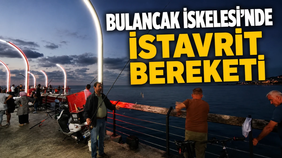 Bulancak İskelesi'nde İstavrit Bereketi
