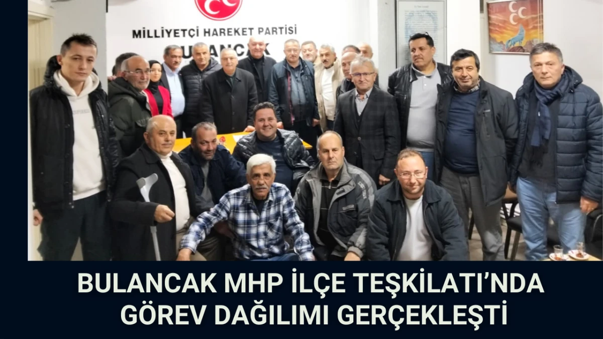 Bulancak MHP İl&ccedil;e Teşkilatı&rsquo;nda G&ouml;rev dağılımı ger&ccedil;ekleşti