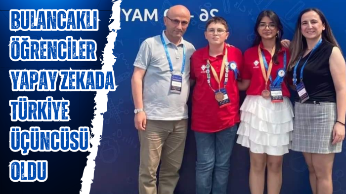 Bulancaklı Öğrenciler Yapay Zekada Türkiye Üçüncüsü Oldu