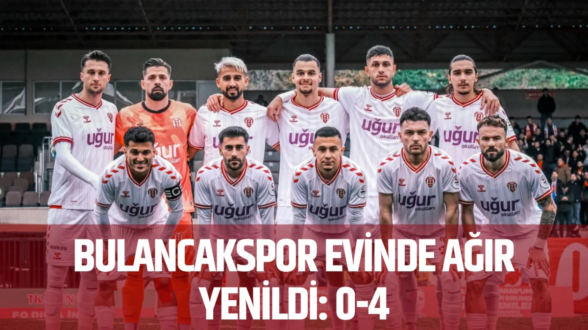 Bulancakspor evinde ağır yenildi: 0-4