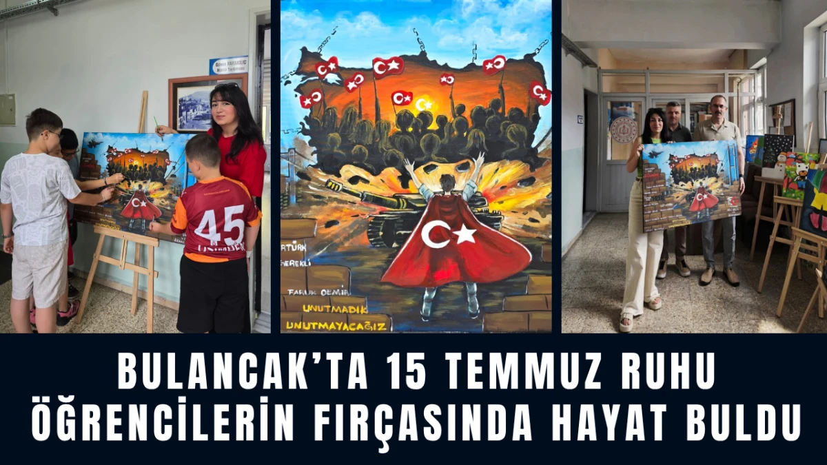 Bulancak&rsquo;ta 15 Temmuz Ruhu &Ouml;ğrencilerin fır&ccedil;asında hayat buldu