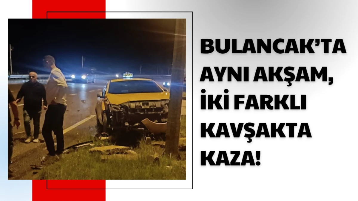 Bulancak’ta Aynı Akşam, İki Farklı Kavşakta Kaza!