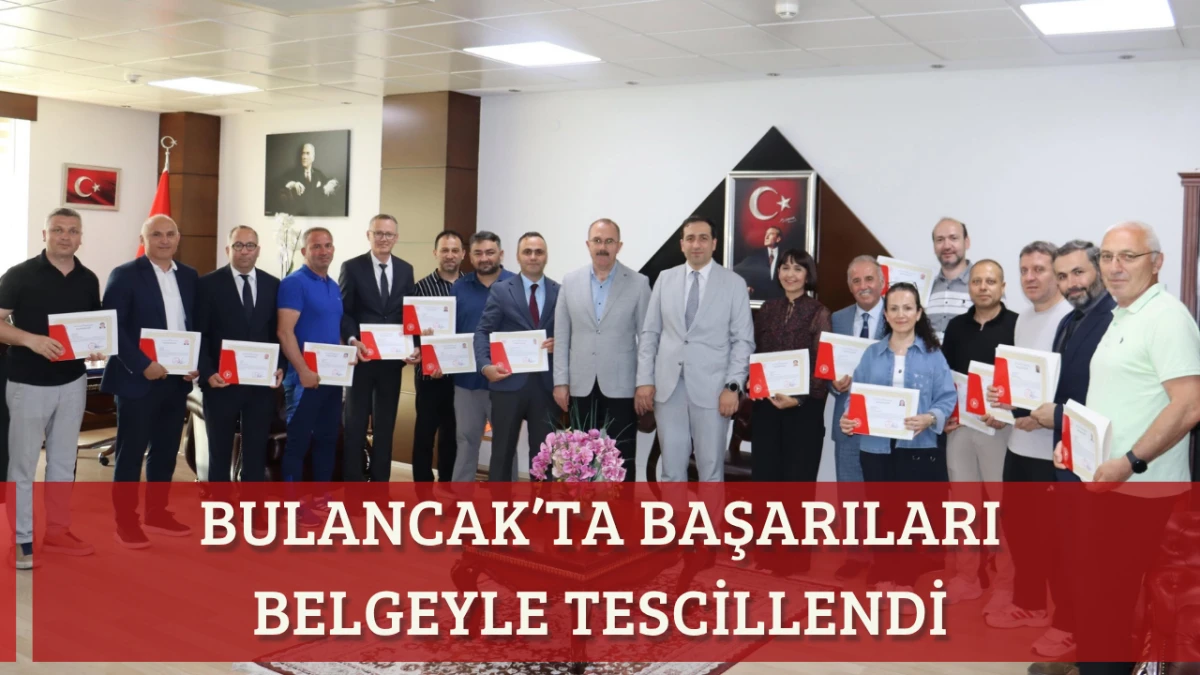 Bulancak&rsquo;ta Başarıları Belgeyle tescillendi