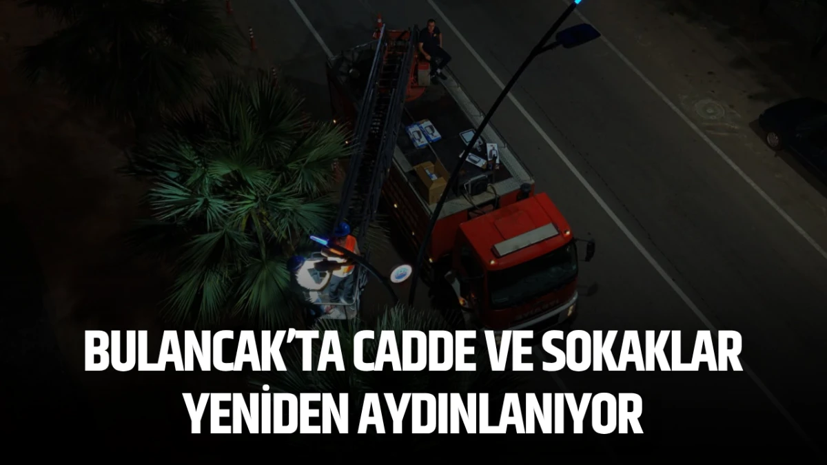 Bulancak&rsquo;ta Cadde ve Sokaklar yeniden aydınlanıyor