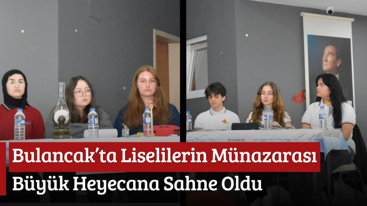 Bulancak&rsquo;ta Liselilerin M&uuml;nazarası B&uuml;y&uuml;k Heyecana Sahne Oldu