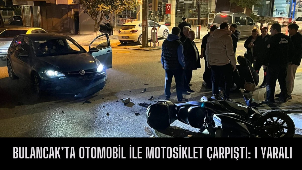 Bulancak&rsquo;ta Otomobil ile Motosiklet &Ccedil;arpıştı: 1 Yaralı