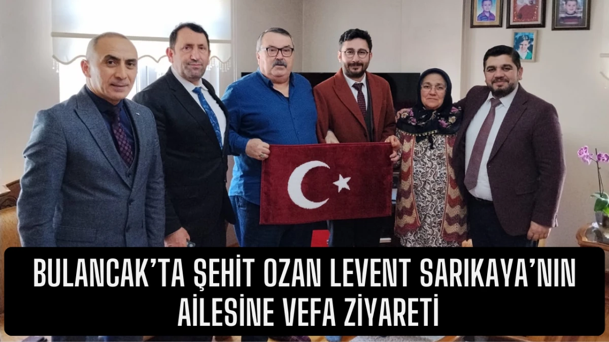 Bulancak&rsquo;ta Şehit Ozan Levent Sarıkaya&rsquo;nın ailesine vefa ziyareti