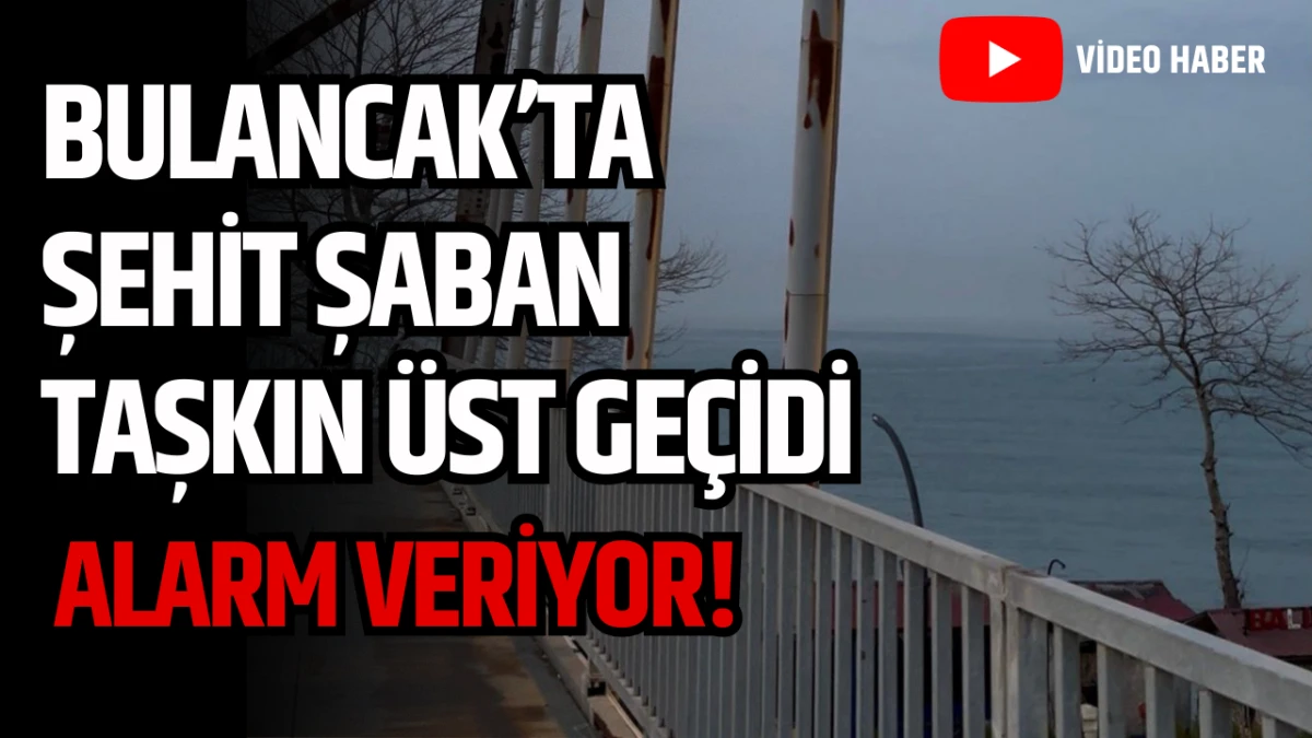 Bulancak&rsquo;ta Şehit Şaban Taşkın &Uuml;st Ge&ccedil;idi Alarm Veriyor!