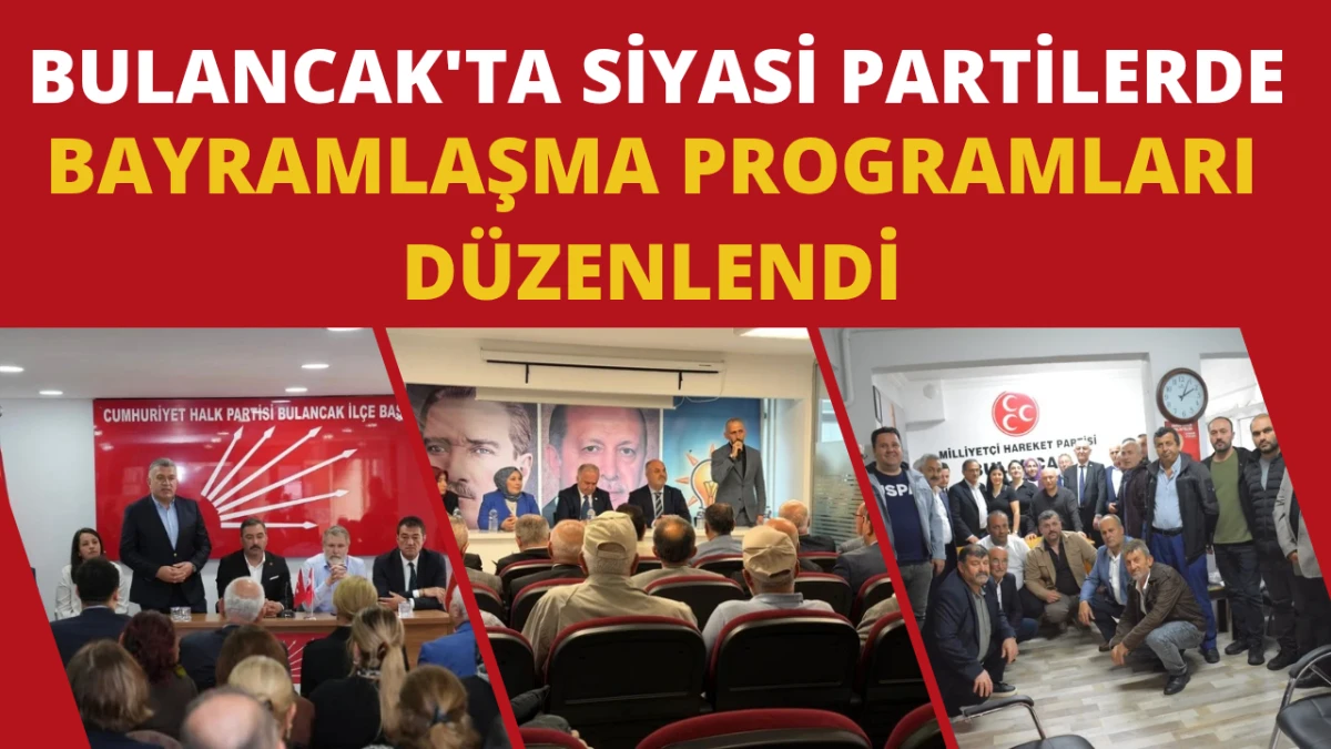 Bulancak&rsquo;ta siyasi partilerde bayramlaşma programları d&uuml;zenlendi