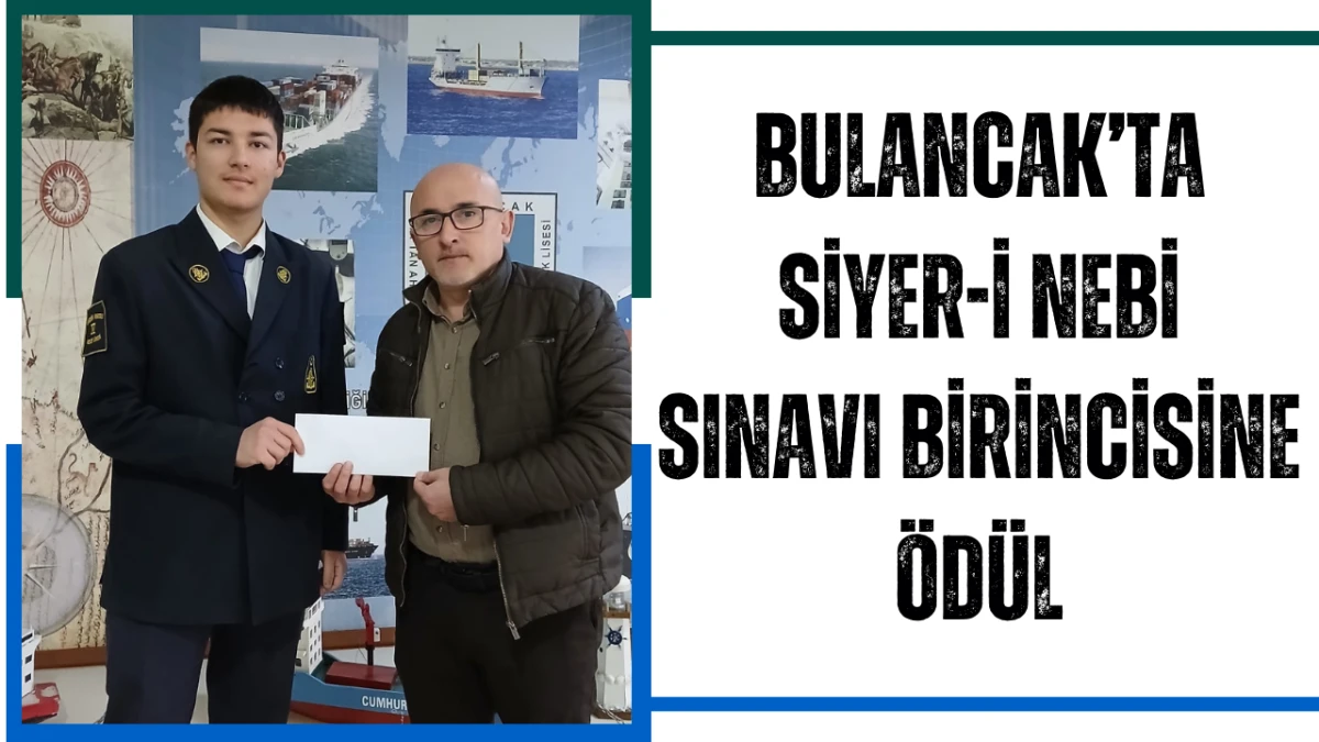 Bulancak&rsquo;ta Siyer-i Nebi Sınavı Birincisine &Ouml;d&uuml;l