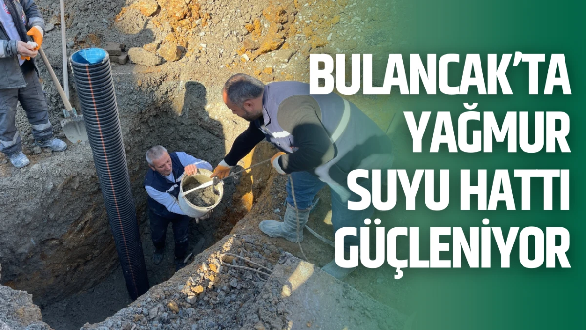 Bulancak&rsquo;ta yağmur suyu hattı g&uuml;&ccedil;leniyor