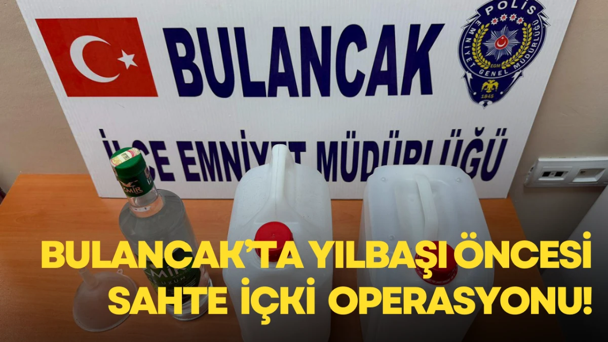 Bulancak&rsquo;ta Yılbaşı &Ouml;ncesi Sahte İ&ccedil;ki Operasyonu!