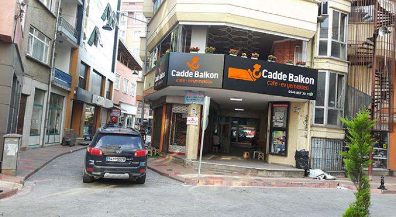 Bulancak�ta cadde balkon açıldı