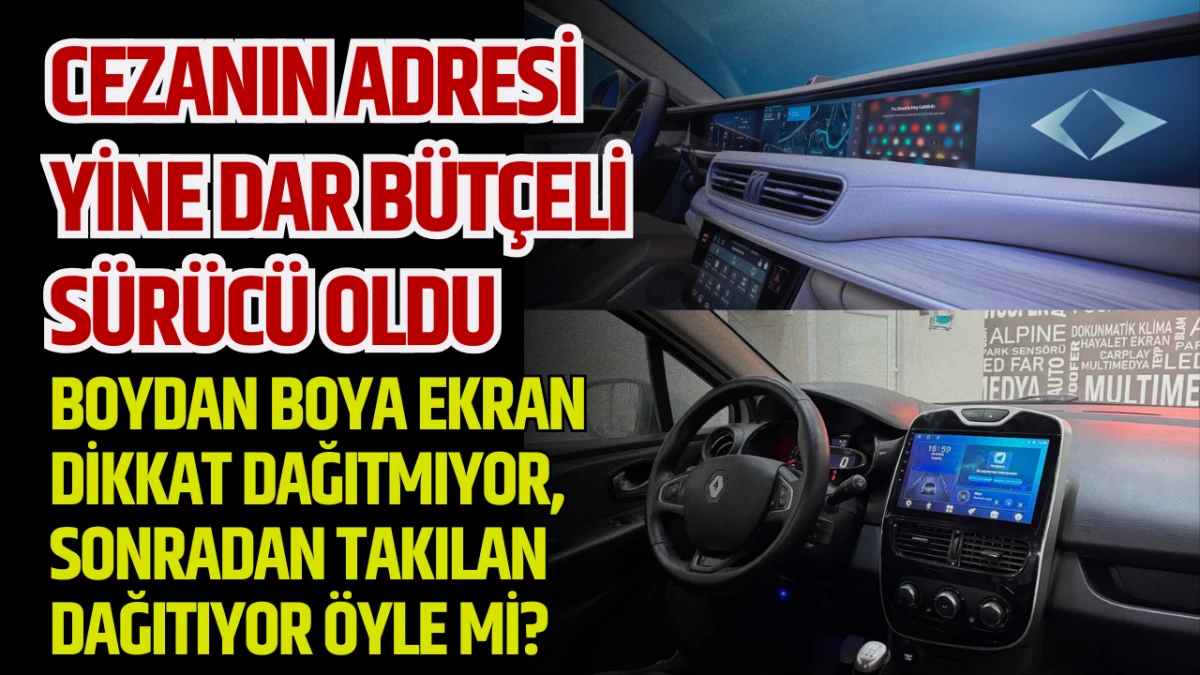 Cezanın Adresi Yine Dar B&uuml;t&ccedil;eli S&uuml;r&uuml;c&uuml; Oldu
