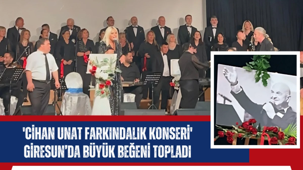 'Cihan Unat Farkındalık Konseri' Giresun’da büyük beğeni topladı