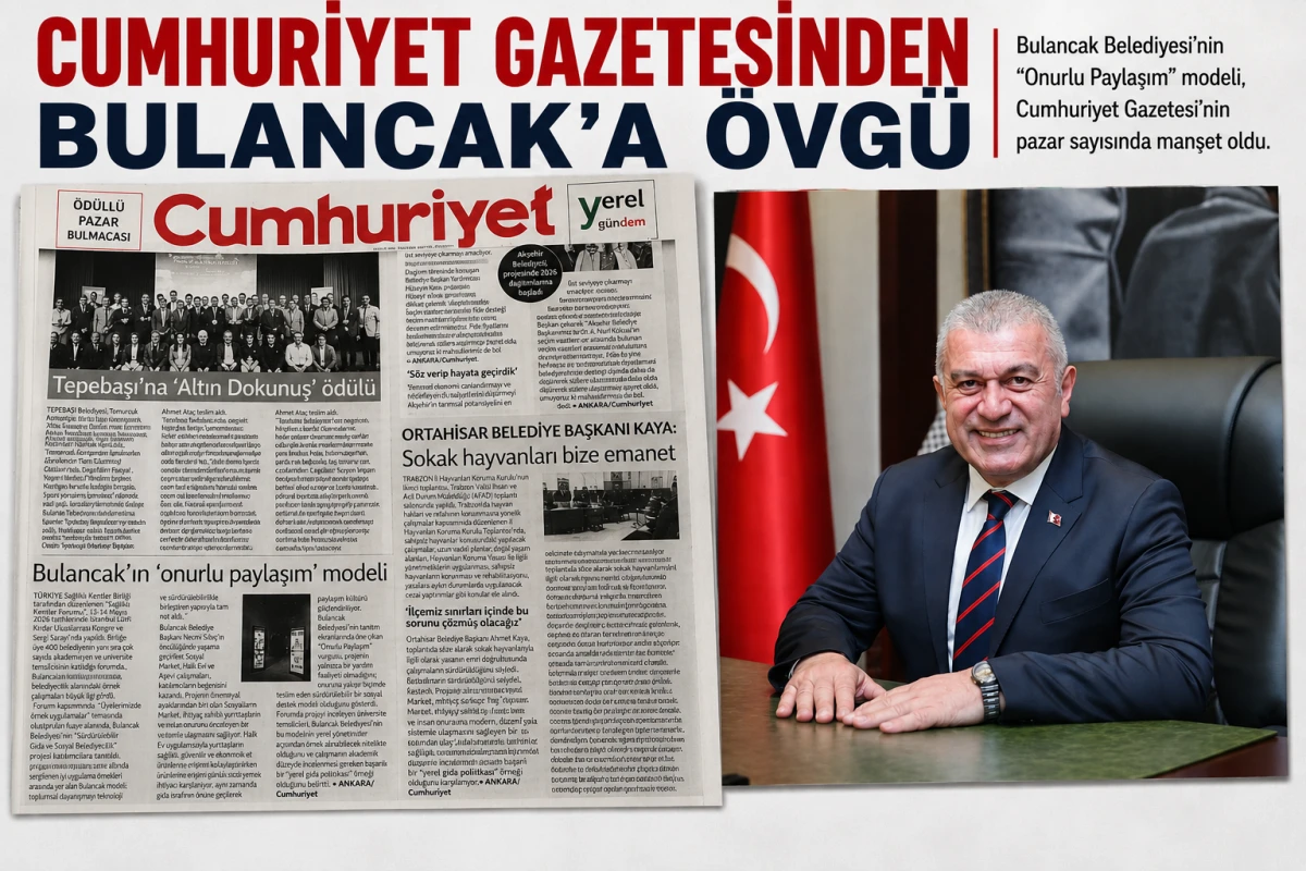 Cumhuriyet Gazetesi&rsquo;nden Bulancak&rsquo;a &ouml;vg&uuml;! 