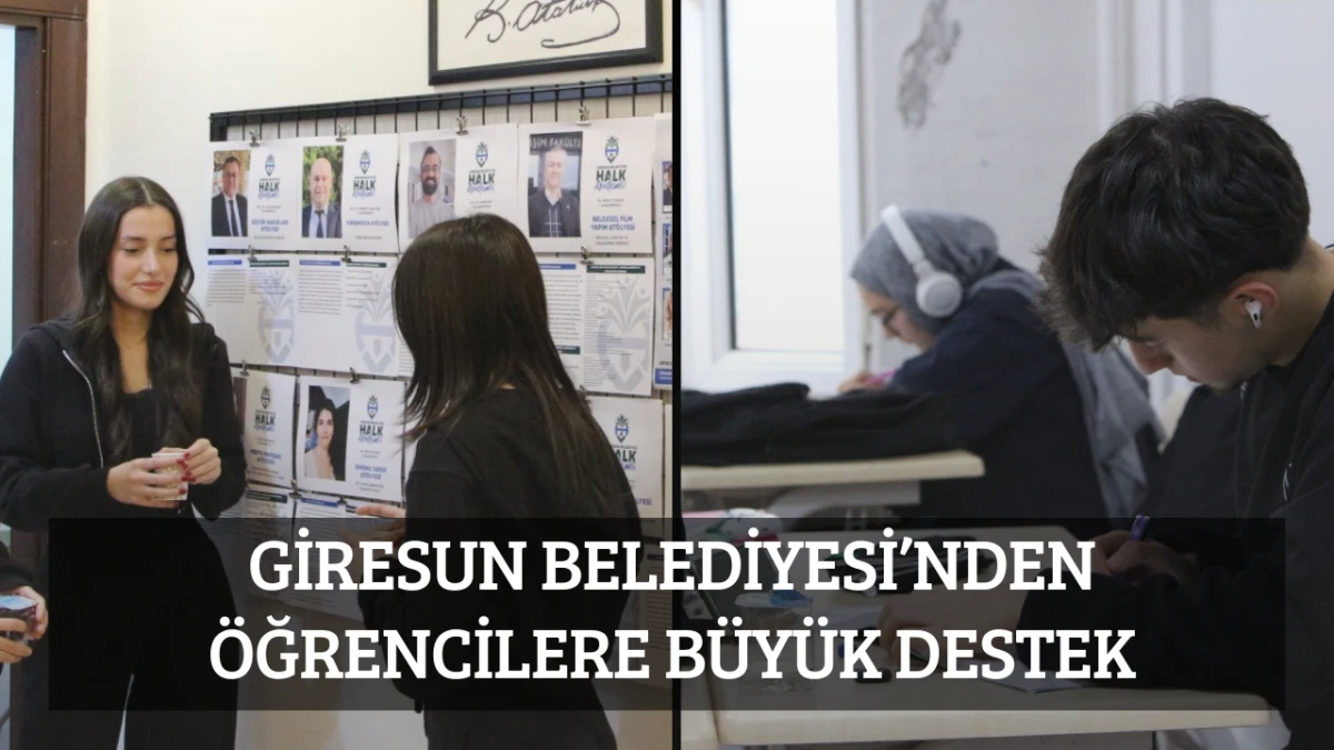 Giresun Belediyesi&rsquo;nden &Ouml;ğrencilere B&uuml;y&uuml;k Destek