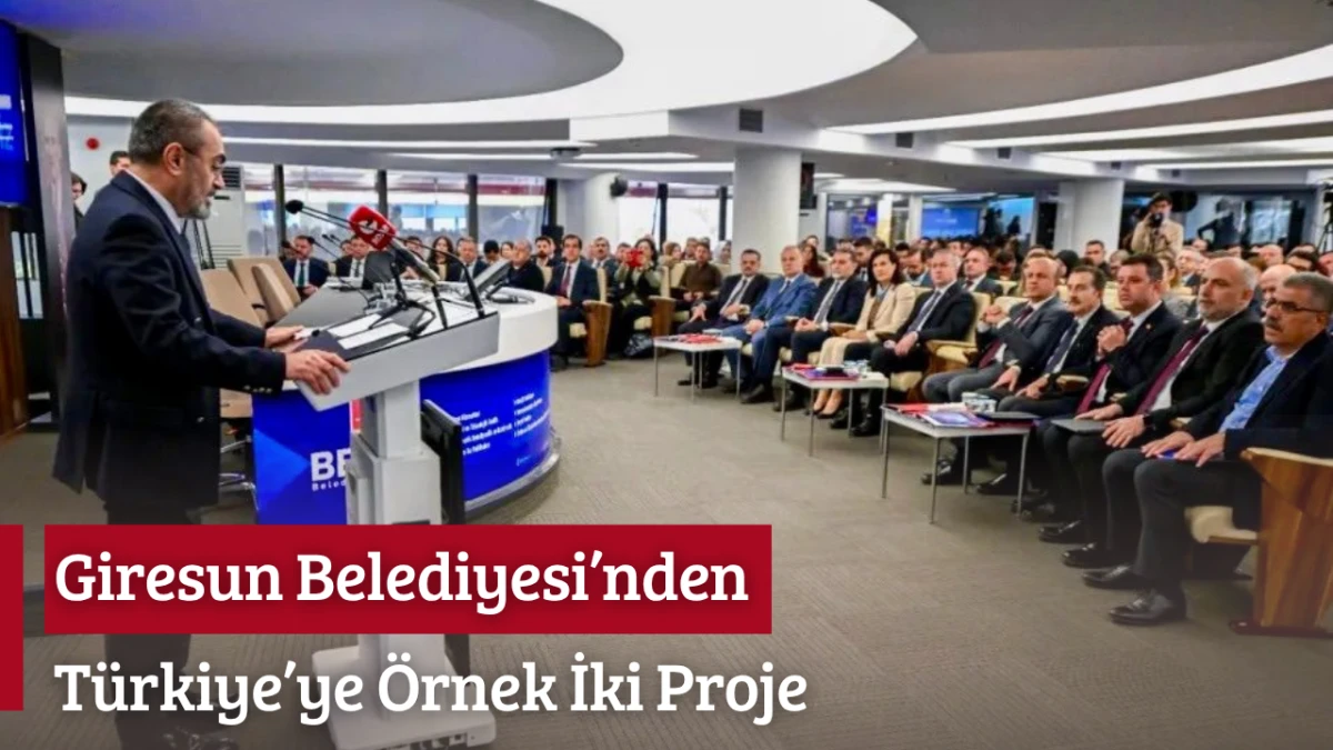 Giresun Belediyesi'nden T&uuml;rkiye&rsquo;ye &Ouml;rnek İki Proje