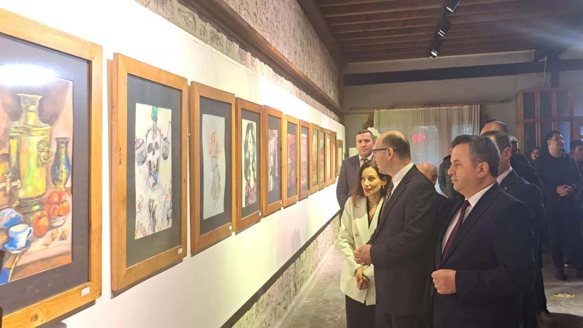 Giresun Güzel Sanatlar Lisesi’nden göz dolduran resim sergisi