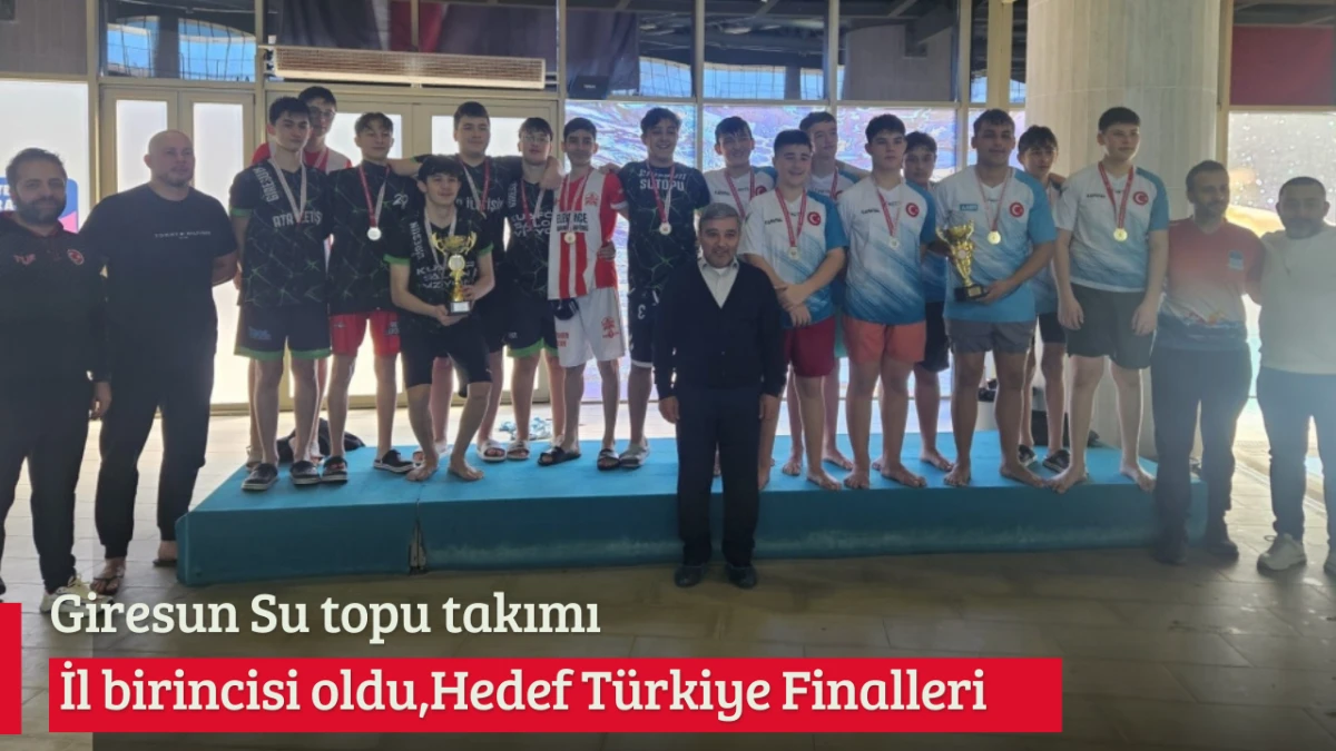 Giresun Su topu takımı il birincisi oldu, Hedef T&uuml;rkiye Finalleri
