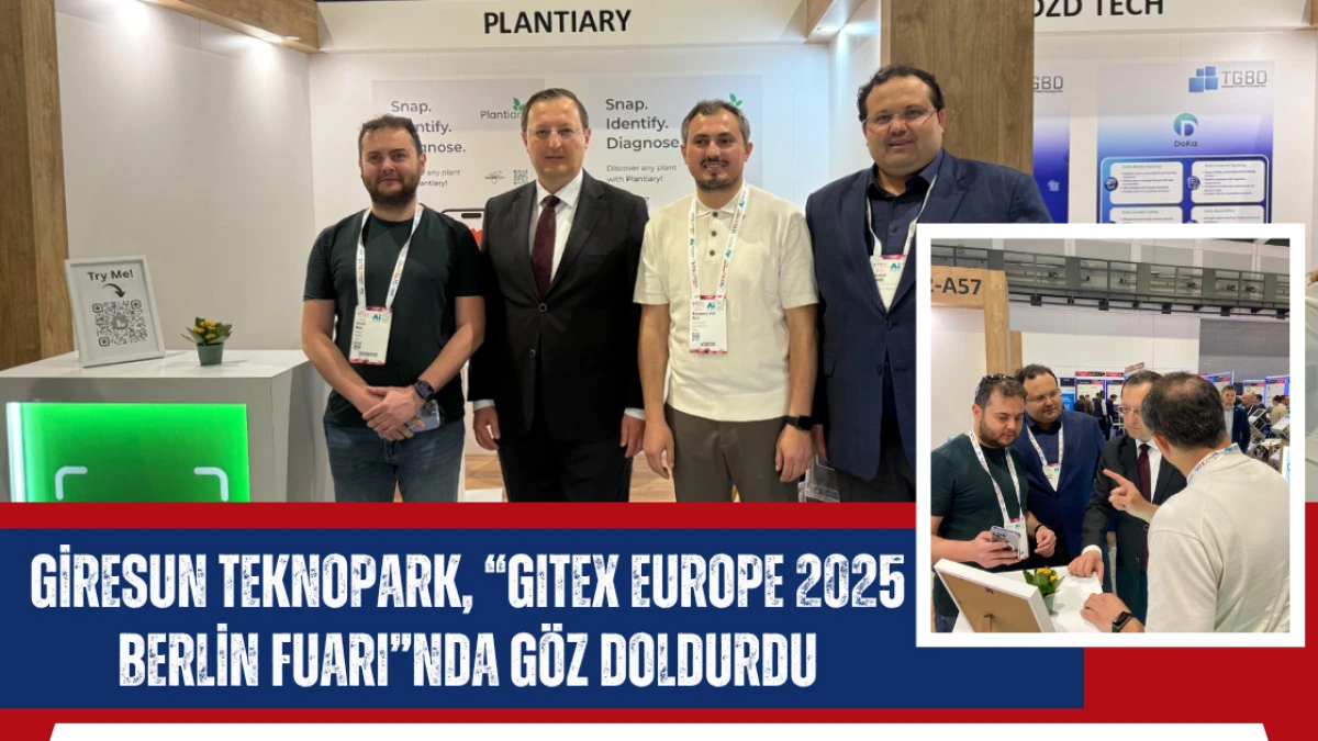 Giresun Teknopark, GITEX Europe 2025 Berlin Fuarı'nda Göz Doldurdu