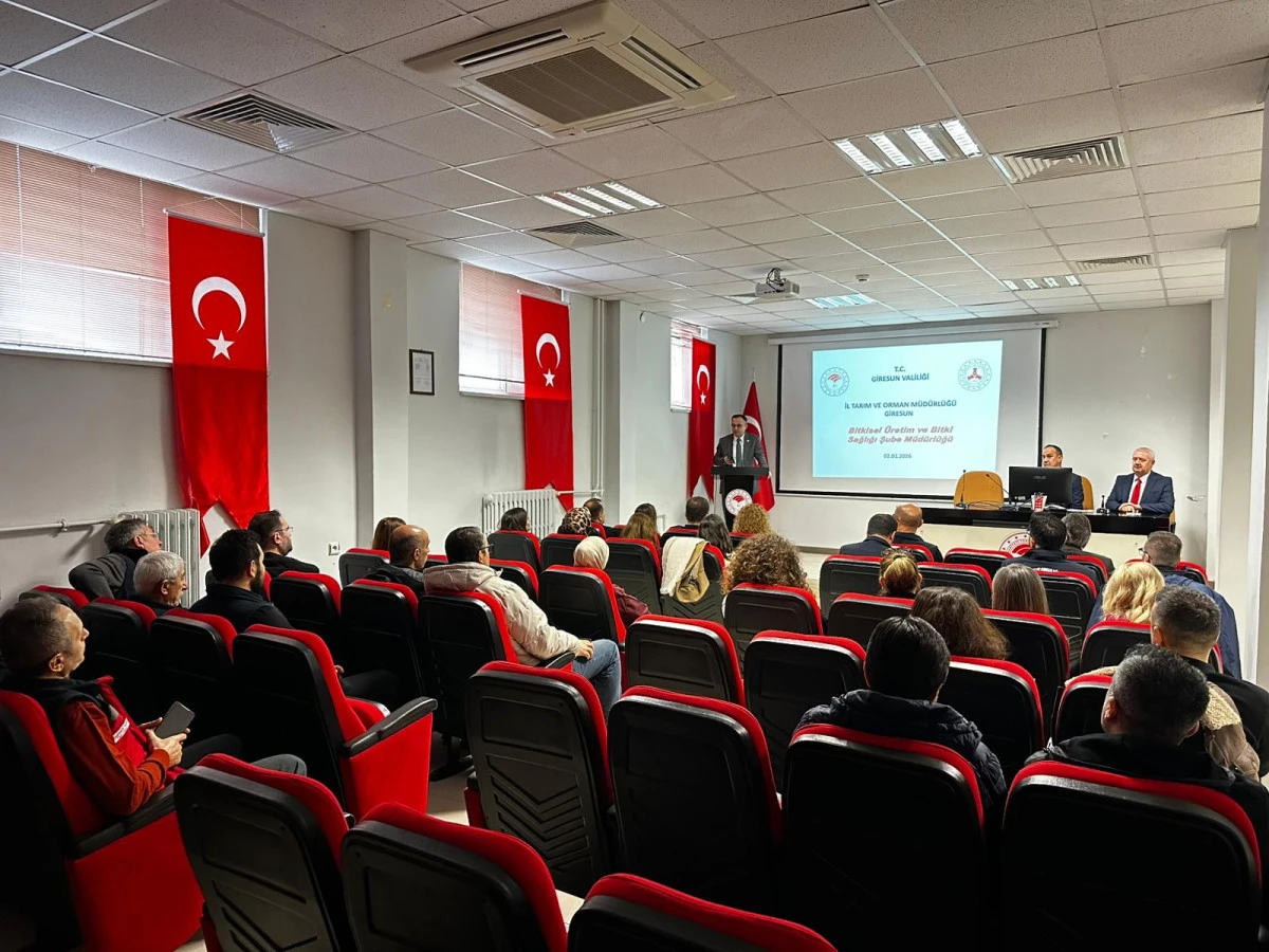 Giresun&rsquo;da Bitkisel &Uuml;retim ve Bitki Sağlığı &Ccedil;alışmaları Masaya Yatırıldı