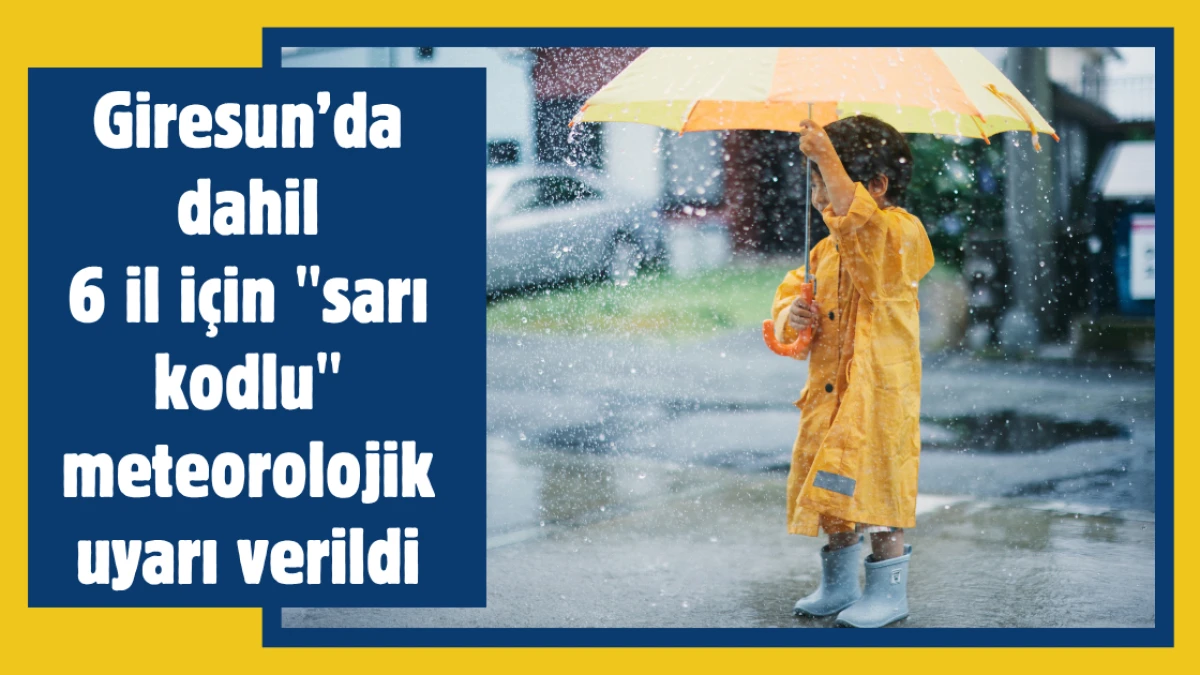 Giresun'da dahil 6 il için 