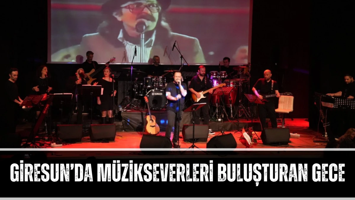 Giresun&rsquo;da m&uuml;zikseverleri buluşturan gece
