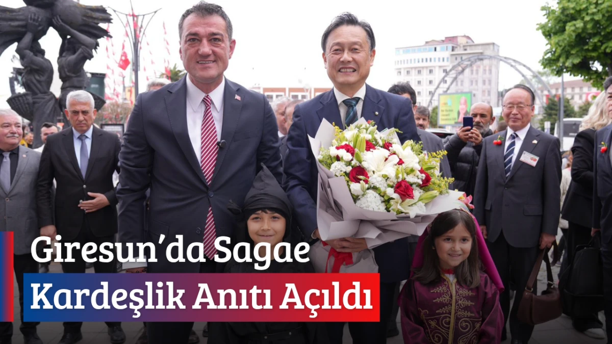 Giresun&rsquo;da Sagae Kardeşlik Anıtı A&ccedil;ıldı