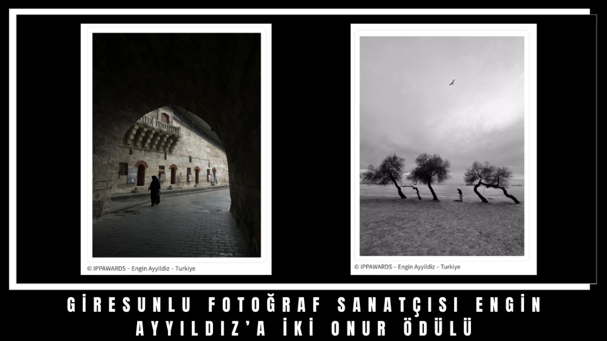 Giresunlu Fotoğraf Sanatçısı Engin Ayyıldız’a İki Onur Ödülü